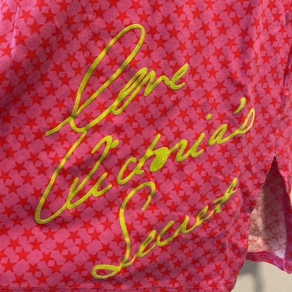 Victoria’s Secret Y2K hot pink long sleeve nightgown - Picture 2 of 5